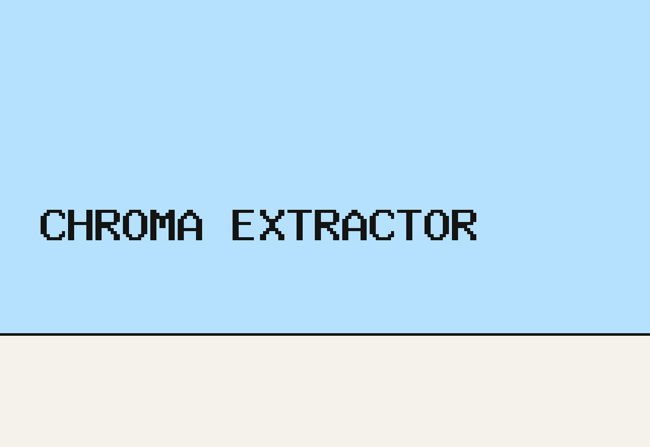 Screenshot of Chroma Extractor